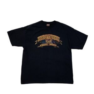 Harley-Davidson 2000s Belmont, Ohio Black valley T-Shirt